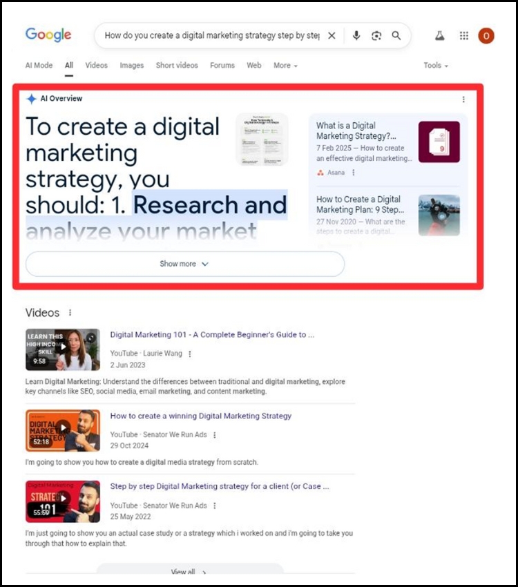 SERP Result